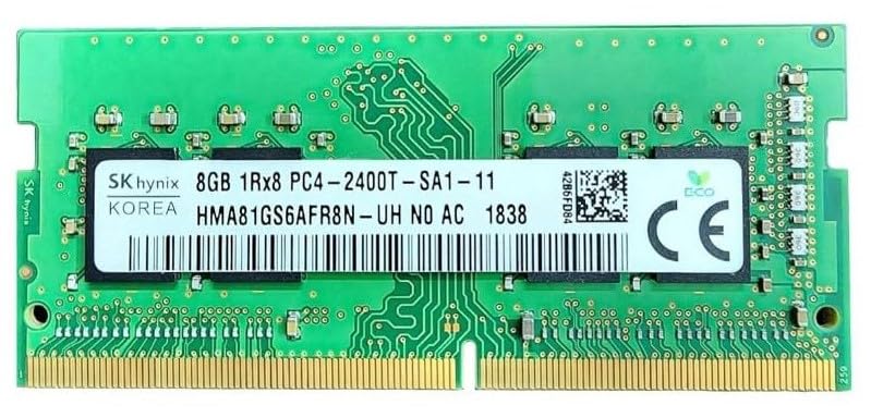 SKhynix 8GB×2枚 DDR4 ノートPC用メモリ SK Hynix DDR4 8GB RAM Laptop 2400MHz SODIMM 260-Pin